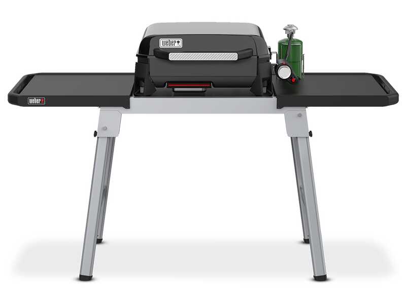 Klappbarer Grilltisch f&uuml;rPremium Plancha Weber Slate GP