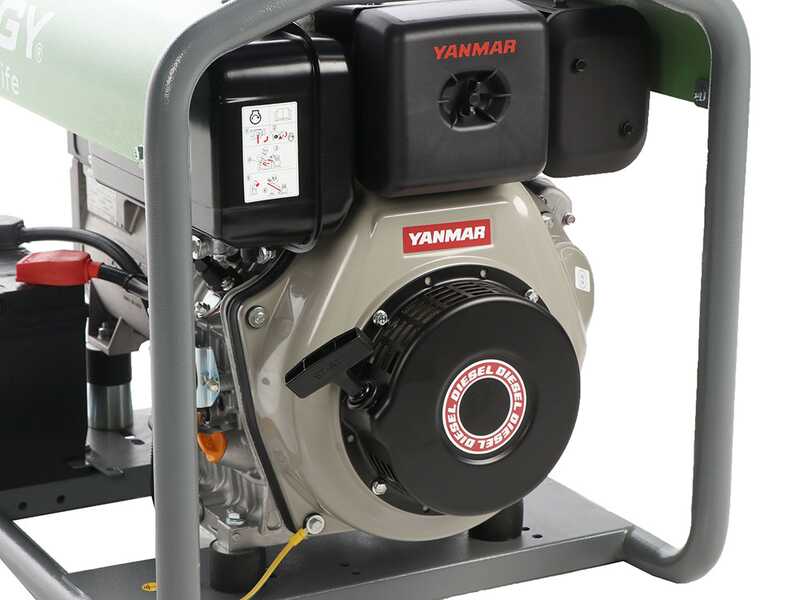 Energy EY-7MDE AVR - Diesel Stromerzeuger mit AVR 5 kW - Dauerleistung 4,5 Einphasig