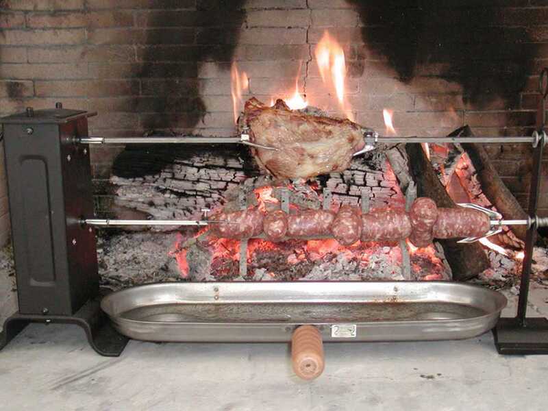 Elektrischer Doppel-Drehspie&szlig; f&uuml;r Grill Cruccolini GA1-B