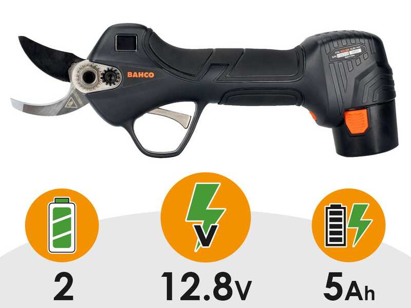 BAHCO BCL226 - Akku-Gartenschere - 2x 12.6V 2,5 Ah