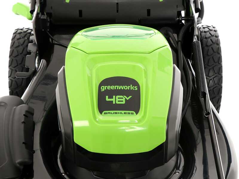 Greenworks GD48LM46SPIIK4 - Akku-Rasenm&auml;her selbstangetrieben - 48V/4Ah - Schnittbreite 46 cm