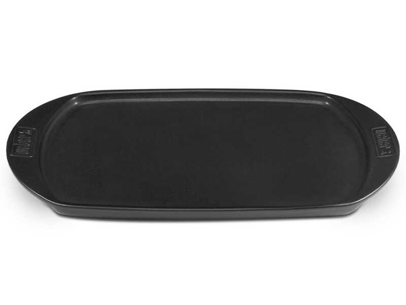 Kleine Keramik Plancha 40,6x21,8 cm Weber
