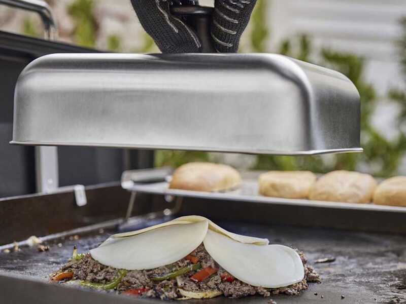 Grillhaube f&uuml;r Grillplatten Weber