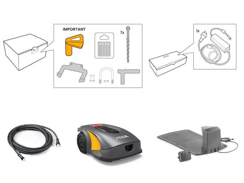 Stiga A 3000 - M&auml;hroboter - Mit 5 Ah E-Power Akku