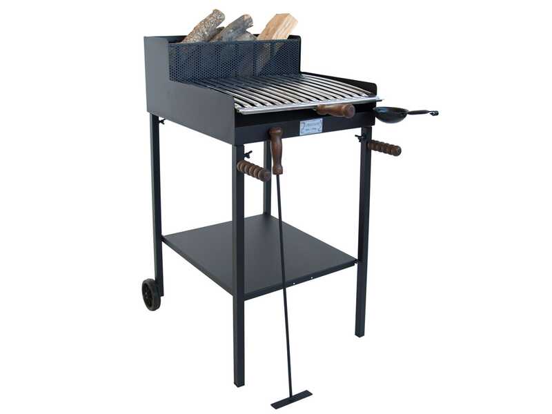 Cruccolini Belvedere - Handgefertigter Holz- und Kohlegrill aus Eisen