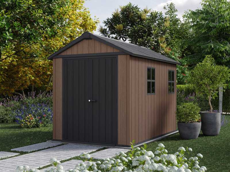 Keter Newton plus 759/975 - Gartenhaus - Mit Fenstern