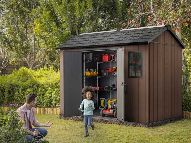 Keter Newton plus 759/975 - Gartenhaus - Mit Fenstern