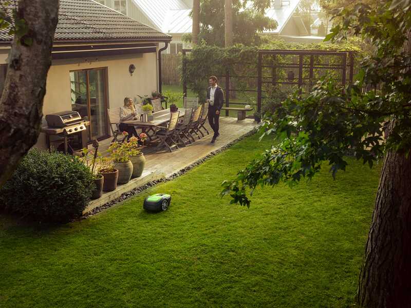 Greenworks OPTIMOW S - M&auml;hroboter - Mit Begrenzungskabel