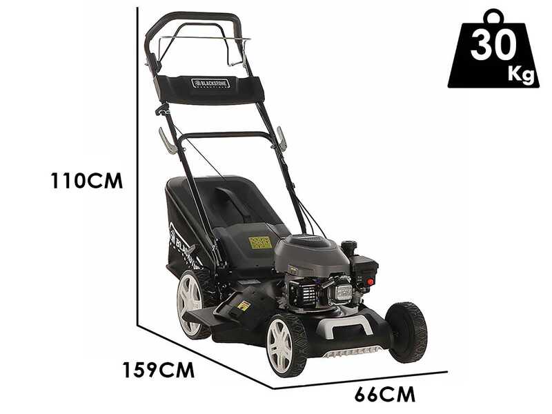 Blackstone Essentials ESP 460-180 - Selbstfahrender Benzin-Rasenm&auml;her - 4 in 1 - 180cc Benzinmotor