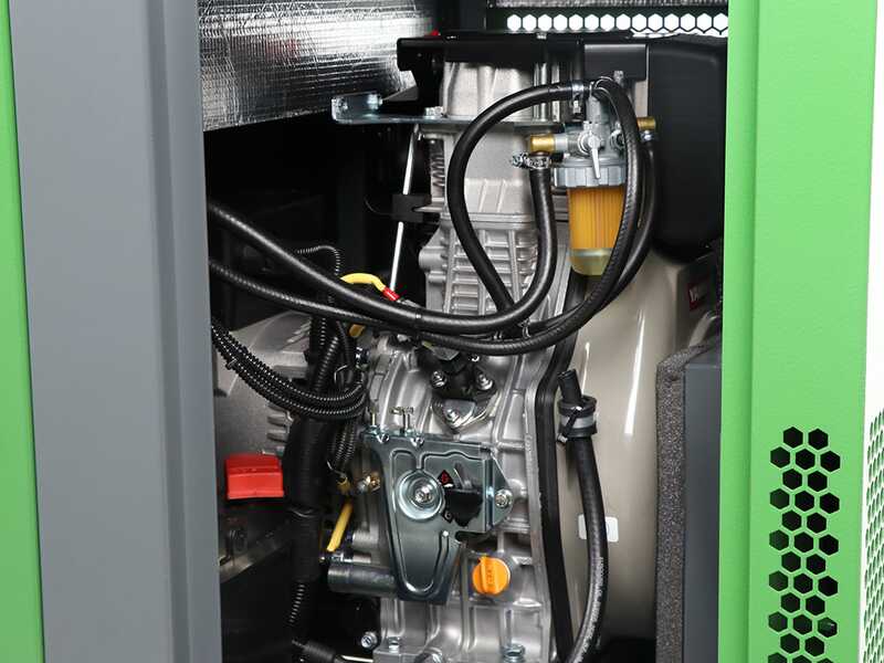 Energy EY-7MDE-SA AVR - Diesel-Stromgenerator schallged&auml;mpft mit AVR - 5 kW - Dauerleistung 4,5 kW Einphasig + ATS