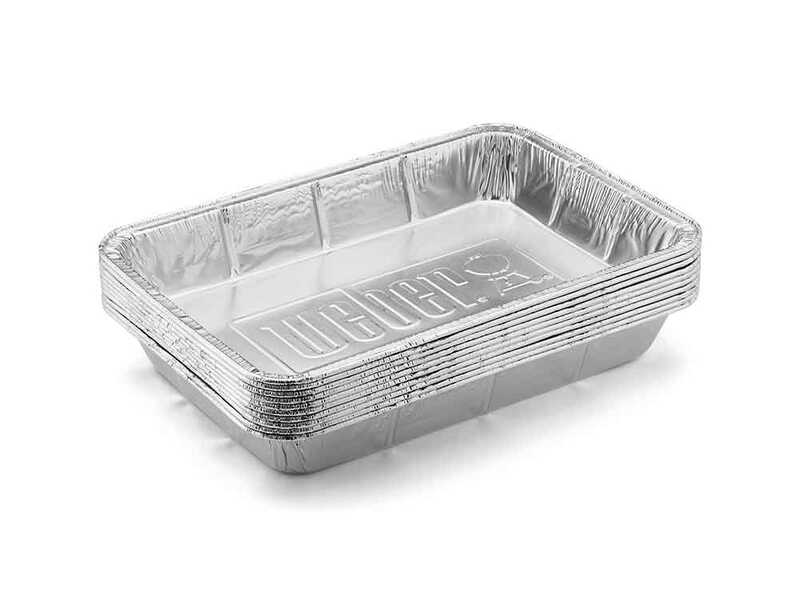 Weber Aluminium-Tropfschalen - 10er-Pack