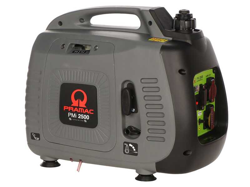 Pramac PMi2500 - Tragbarer leiser Inverter-Stromgenerator 2,3 kW - Dauerleistung 2 kW Einphasig