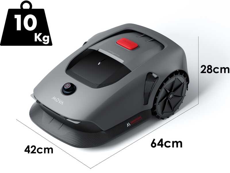 MOVA 600 - M&auml;hroboter - Ohne Installation - Mit Kit 81 Ersatzklingen