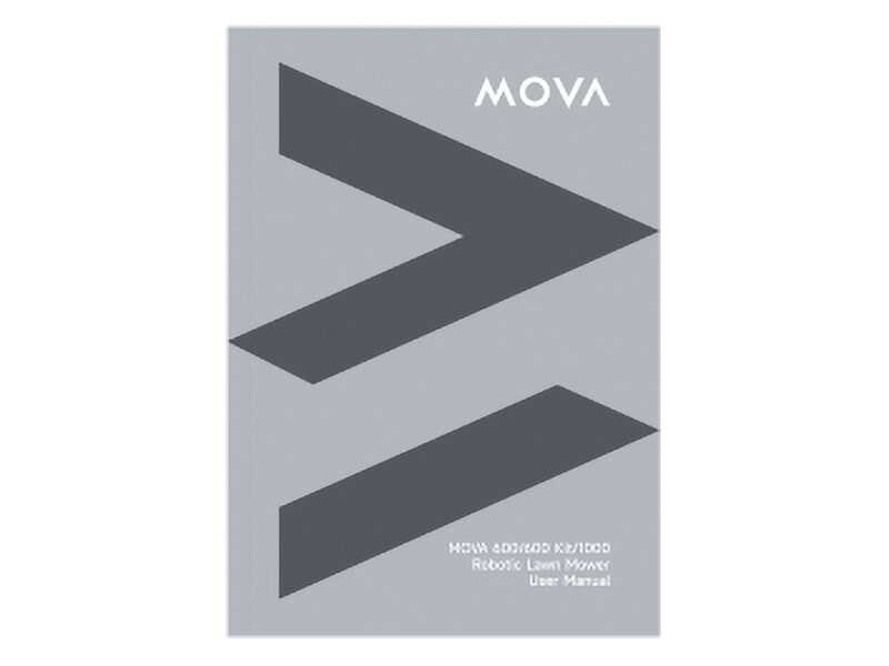 MOVA 1000 - Rasenm&auml;hroboter - Ohne Installation
