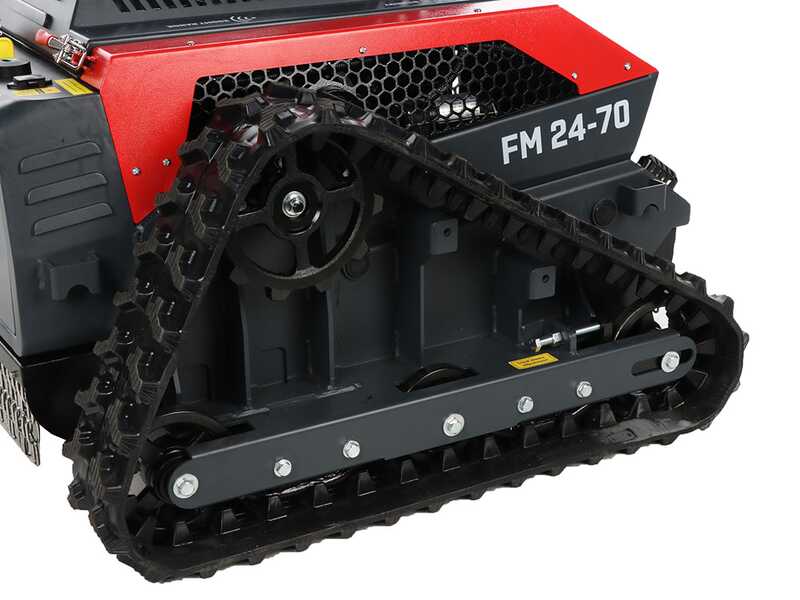 Blue Bird FM 24-70 &ndash; Ferngesteuerter Hybrid-Schlegelm&auml;her (Benzinmotor + Batterie)