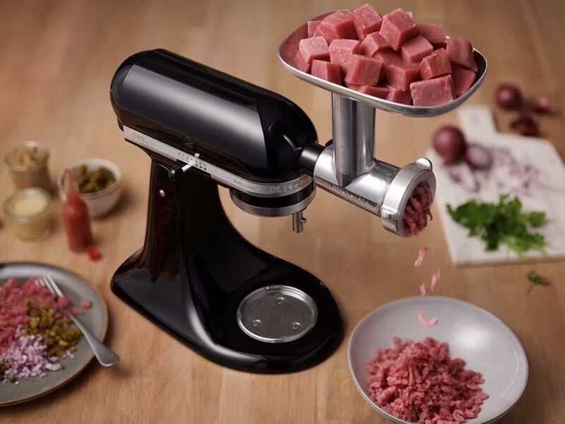 KitchenAid Artisan 5KSM125-EOB Onyx Schwarz &ndash; K&uuml;chenmaschine mit kippbarem Motorkopf