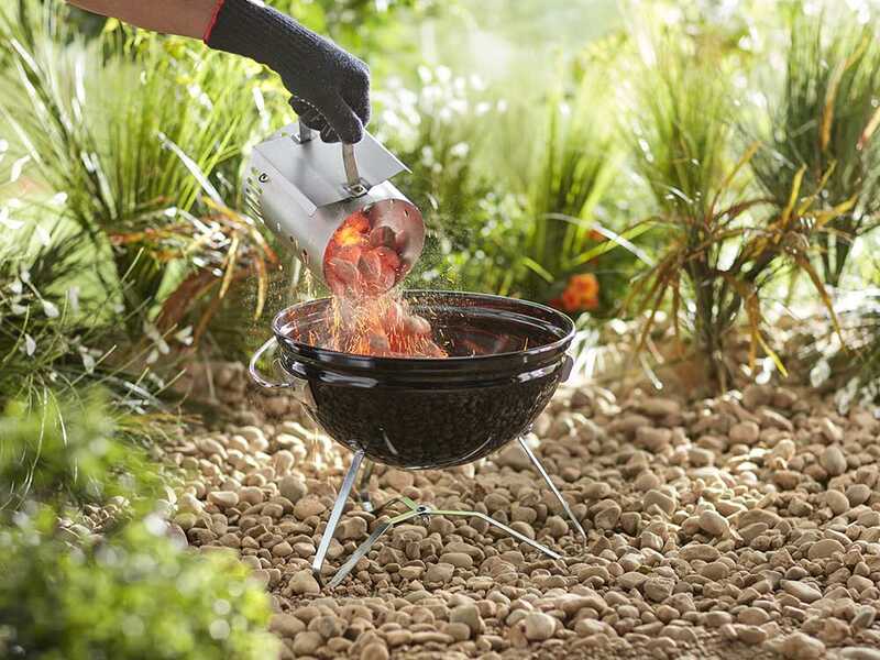 Kleiner Anz&uuml;ndkamin Rapidfire Weber