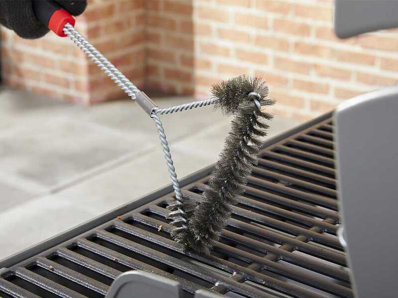 Dreiseitige Grillb&uuml;rste Weber - 45 cm