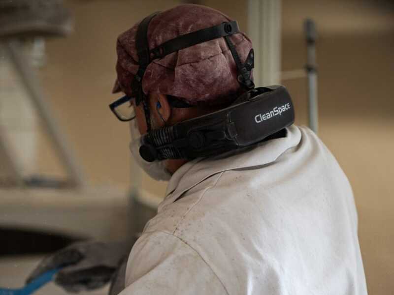 Kasco CleanSpace PRO - Halbmaske mit Bel&uuml;ftung - Mit ABEKP3 Filter