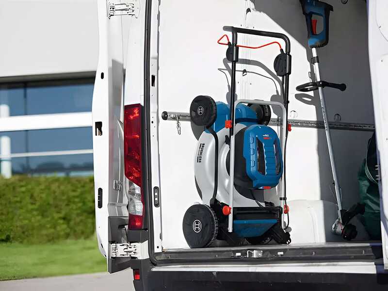 Bosch Professional GRA 18V2-46 &ndash; Akku-Rasenm&auml;her &ndash; 2&times;18V 8 Ah &ndash; Schnittbreite 46 cm