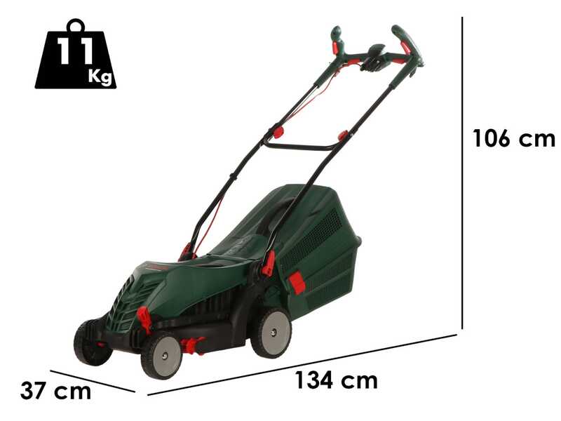 Bosch UniversalRotak 34-405 &ndash; Elektrischer Rasenm&auml;her &ndash; 1300 W &ndash; Schnittbreite 34 cm
