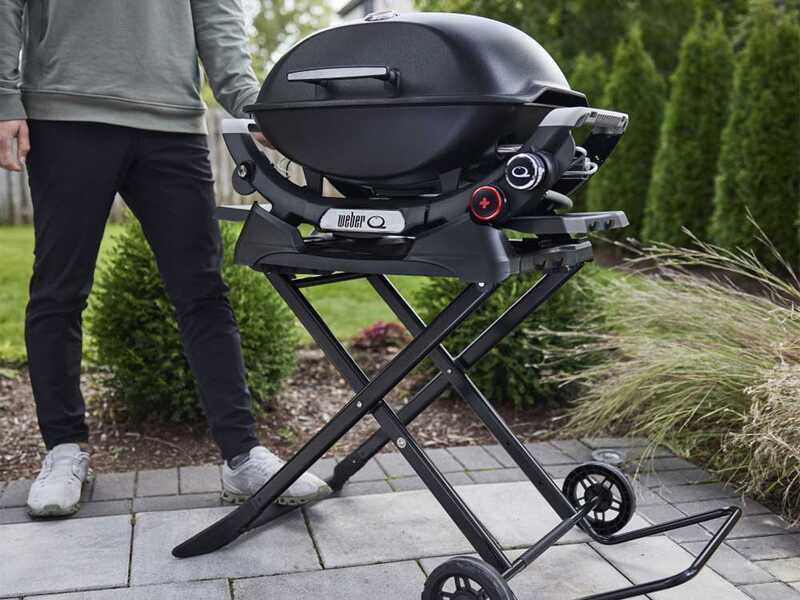 Tragbarer Rollwagen f&uuml;r Weber Q1000 e Q2000