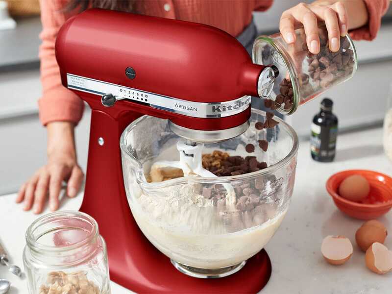 KitchenAid Artisan 5KSM125-EER Empire Rot &ndash; K&uuml;chenmaschine mit kippbarem Motorkopf