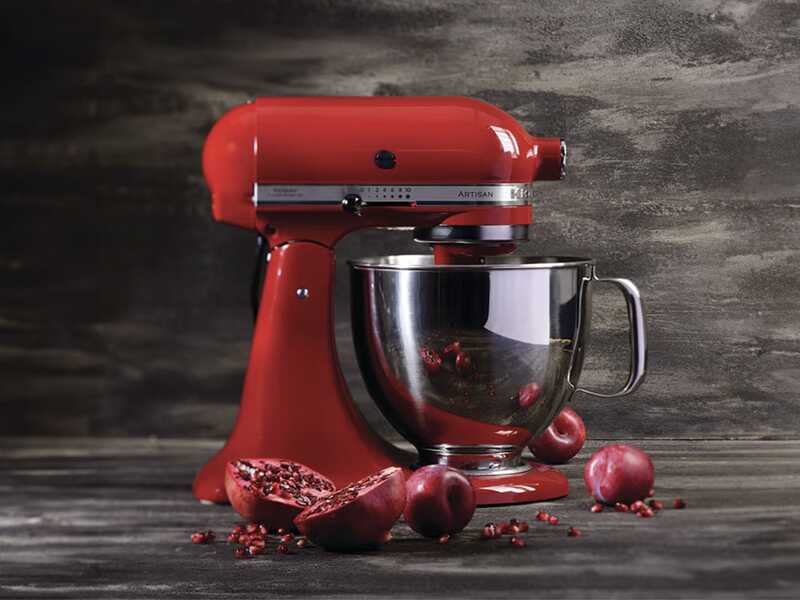 KitchenAid Artisan 5KSM125-EER Empire Rot &ndash; K&uuml;chenmaschine mit kippbarem Motorkopf