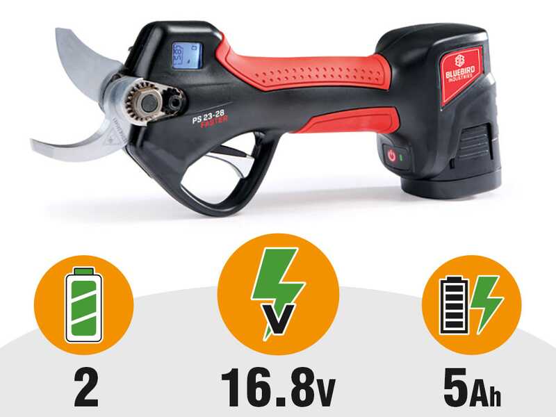 Blue Bird PS 23-28C Faster - Elektrische Astschere - 2x 16.8V 2.5Ah