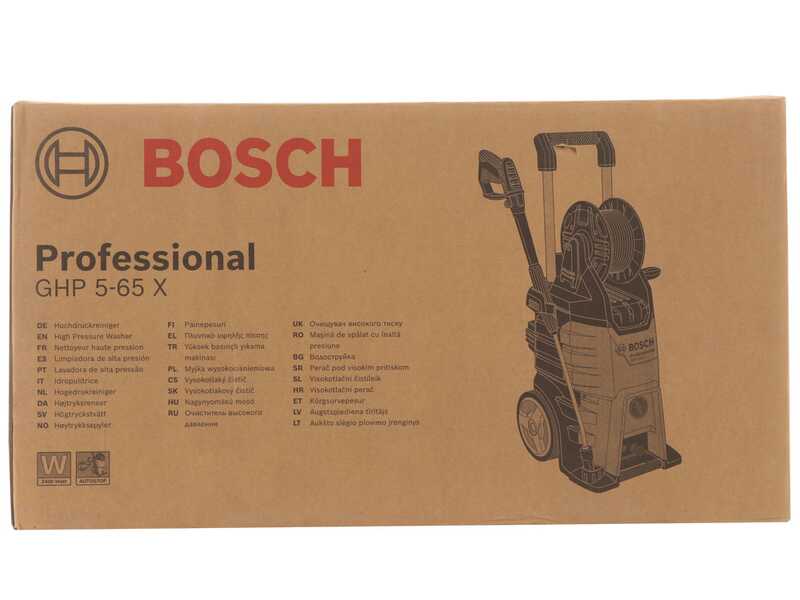 Bosch Professional GHP 5-65 X - Kaltwasser-Hochdruckreiniger - 160 bar - 498 l/h