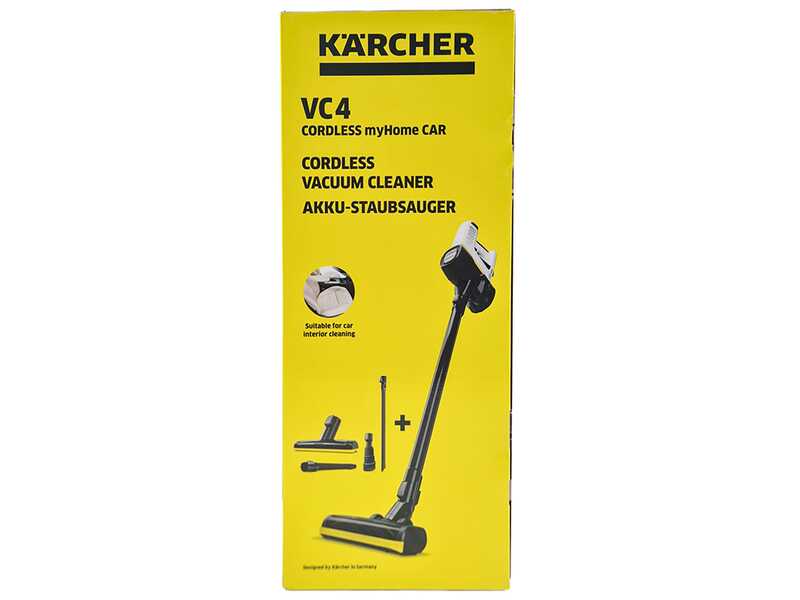 Karcher VC 4 Cordless myHome Car - Power-Besen - 21,6 V - 2,5 Ah