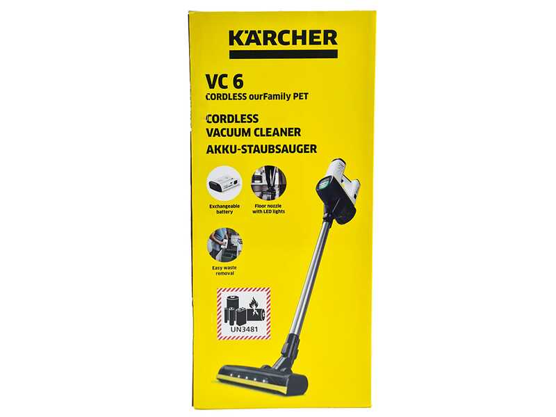 Karcher VC 6 Cordless ourFamily Pet - Elektrobesen - 25,2 V - 2,5 Ah