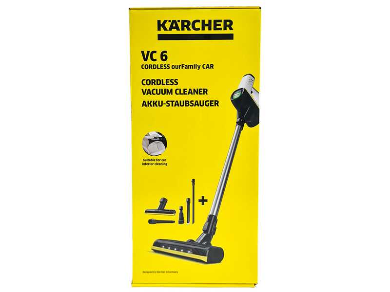 K&auml;rcher VC 6 Cordless ourFamily Car - Elektrobesen - 25,2 V - 2,5 Ah