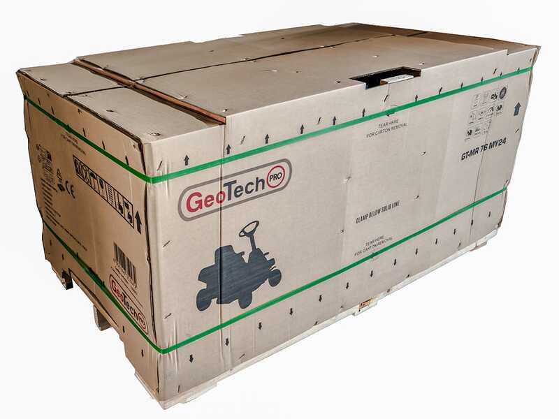 GeoTech-Pro GT-MR 76 &ndash; Rider-Rasentraktor &ndash; Motor 432 cm&sup3; &ndash; Elektrostart