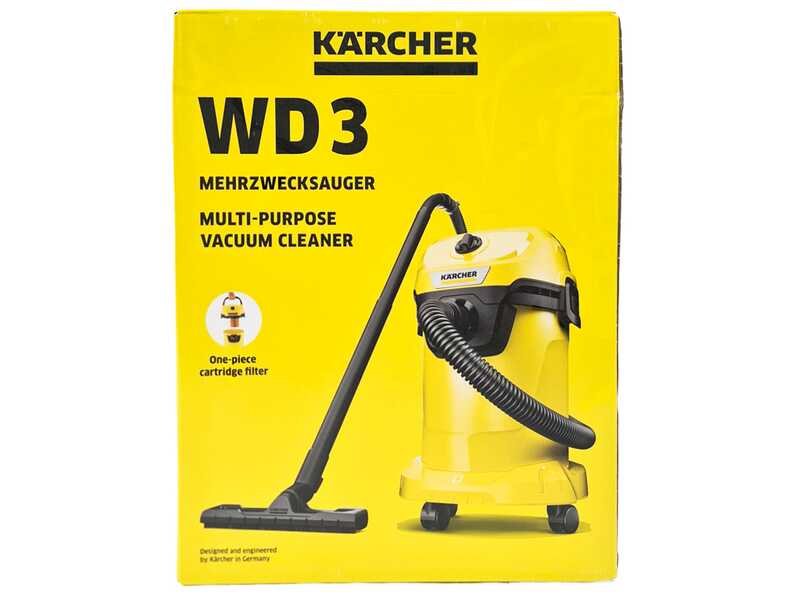 Karcher WD 3 V-19/4/20 - Nass-/Trockensauger - 19 l Kunststoffbeh&auml;lter