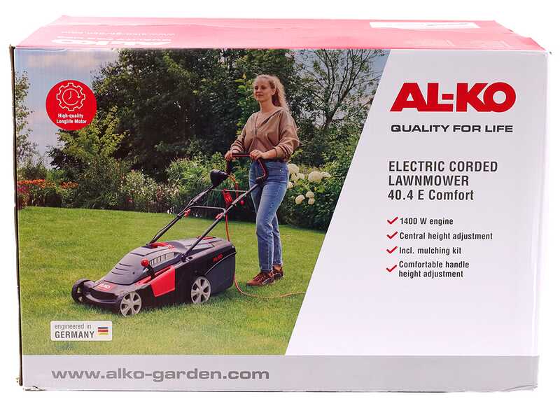 AL-KO 40.4 E Comfort - Elektro-Rasenm&auml;her - 1400 W - Schnittbreite 40 cm