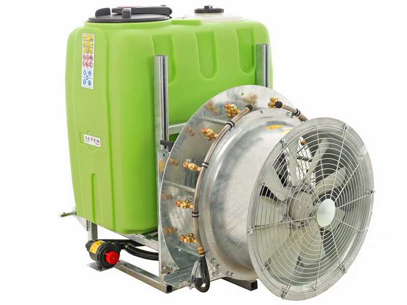 Seven Italy 300 - Aufgesatteltes Spr&uuml;hger&auml;t mit Traktoranschluss f&uuml;r Spr&uuml;hanwendungen - Kapazit&auml;t 300 L - Pumpe APS 51