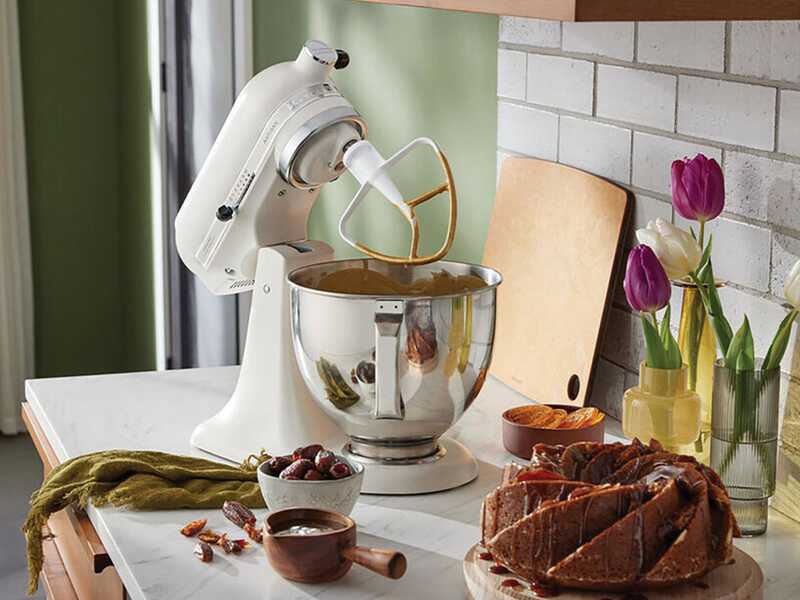 KitchenAid Artisan 5KSM125 Porcelain White &ndash; K&uuml;chenmaschine mit kippbarem Kopf