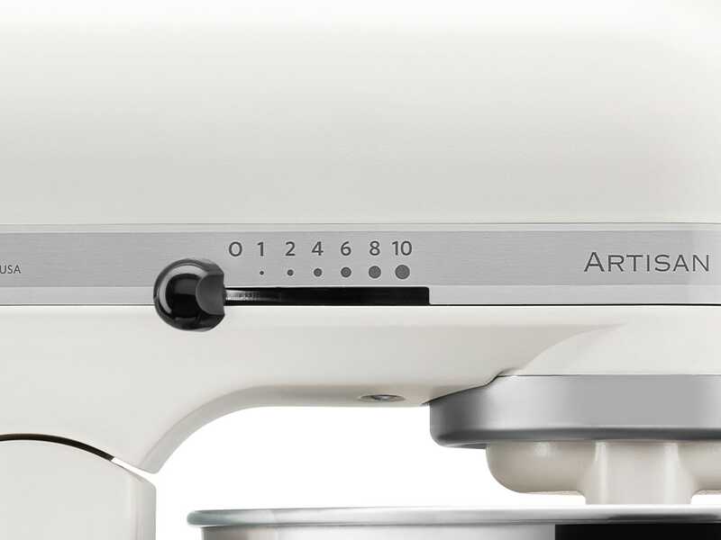 KitchenAid Artisan 5KSM125 Porcelain White &ndash; K&uuml;chenmaschine mit kippbarem Kopf