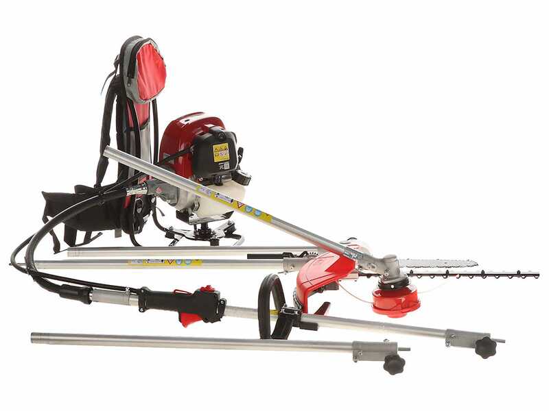 Honda ZHO 50 COMBI &ndash; Multifunktionaler Rucksack-Benzin-Freischneider &ndash; Blue Bird Schaft