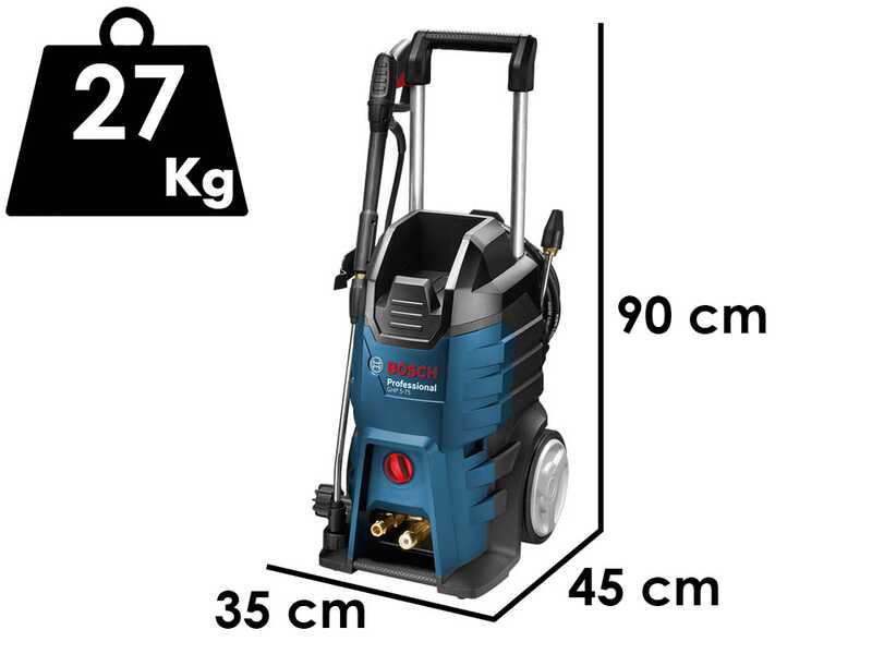 Bosch Professional GHP 5-75 - Kaltwasser-Hochdruckreiniger - 185 bar - 570 l/h