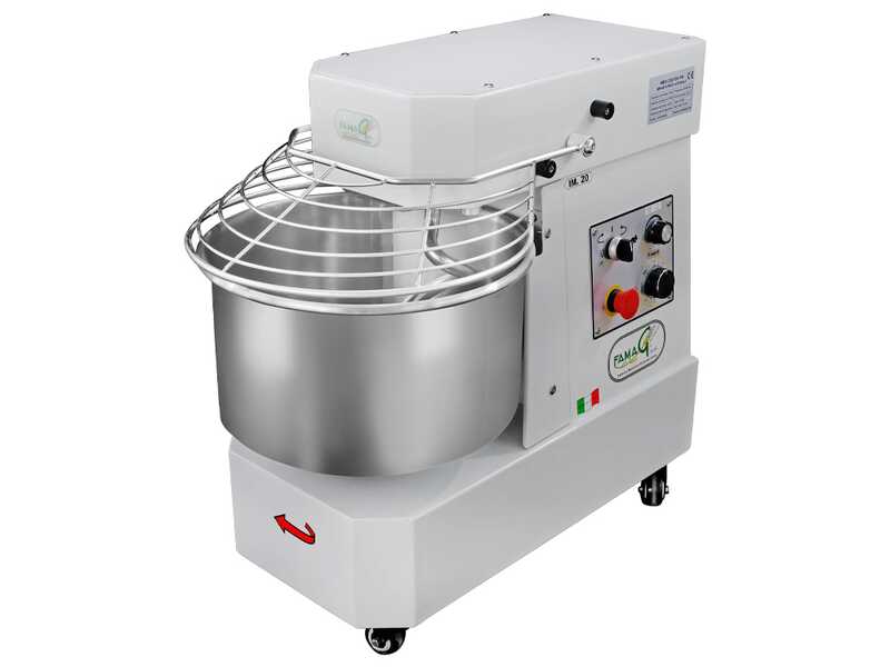Famag IM 20/230 10 Geschwindigkeiten HH - Spiralkneter 20 kg f&uuml;r hohe Hydratation