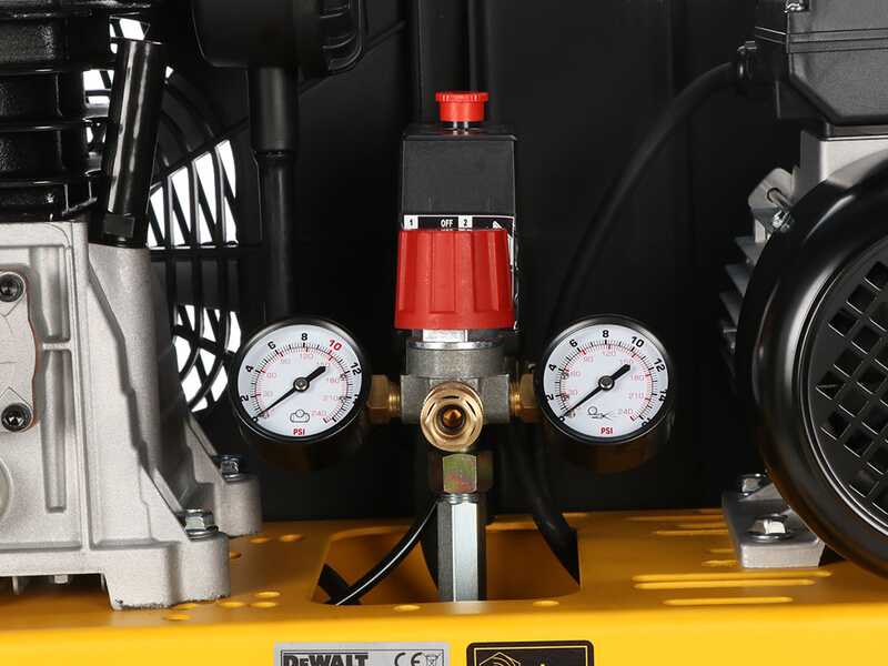 DeWalt DXCMB2M50HE &ndash; Elektrischer Einphasen-Riemenkompressor &ndash; 2-PS-Motor &ndash; 50-l-Kessel