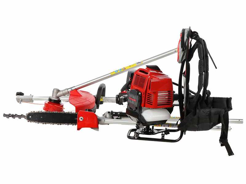 Kawasaki TJ 53EZ C COMBI &ndash; Multifunktions-Rucksack-Freischneider mit Verbrennungsmotor &ndash; Blue Bird Schaft