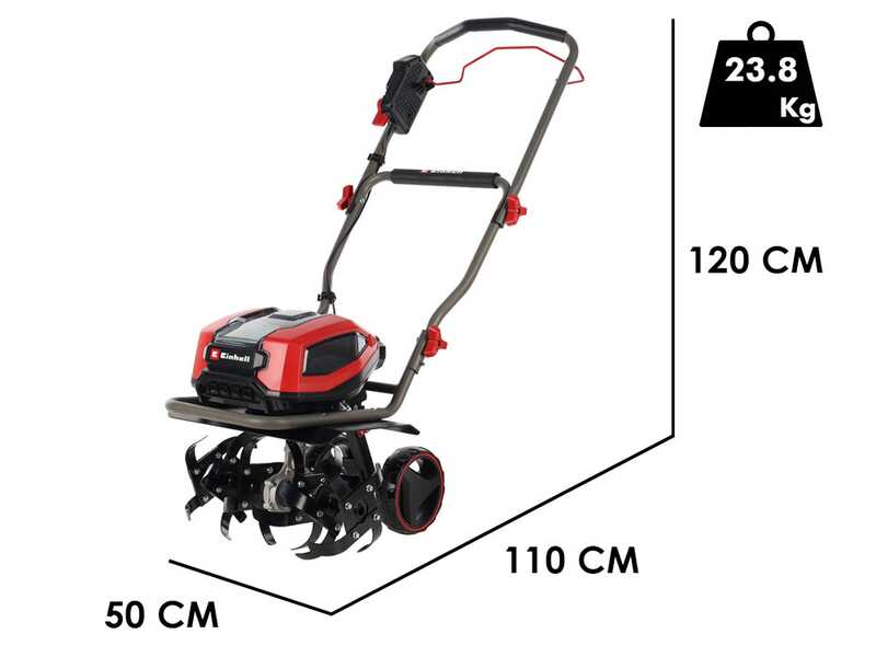 Einhell GP-CR 36/45 Li E BL - Akku Bodenhacke - 36V 2x 18V 4Ah