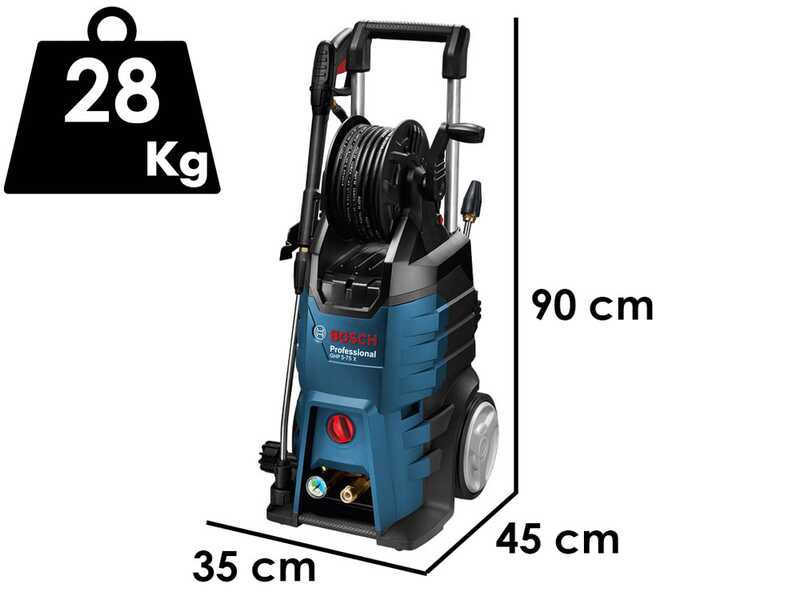 Bosch Professional GHP 5-75 X - Kaltwasser-Hochdruckreiniger - 185 bar - 570 l/h