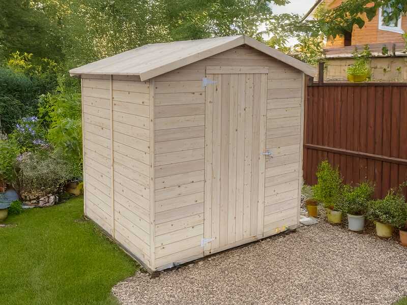 Alce Stefy 200x207 &ndash; Ger&auml;tehaus aus Holz &ndash; 200x207x214 cm