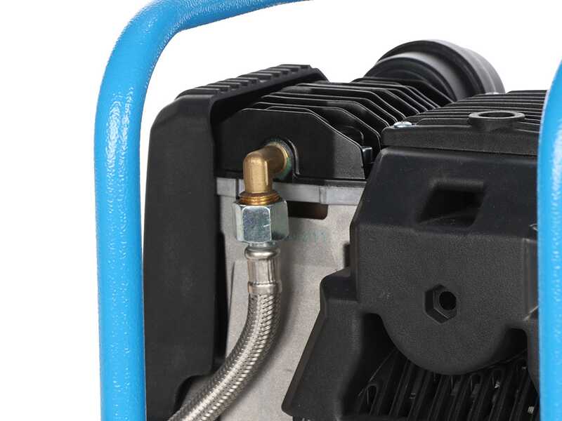 ABAC START QUIETE OS20 - Elektrischer, einphasiger, leiser Luftkompressor - &Ouml;l-frei - Motor 2 PS - 6 lt