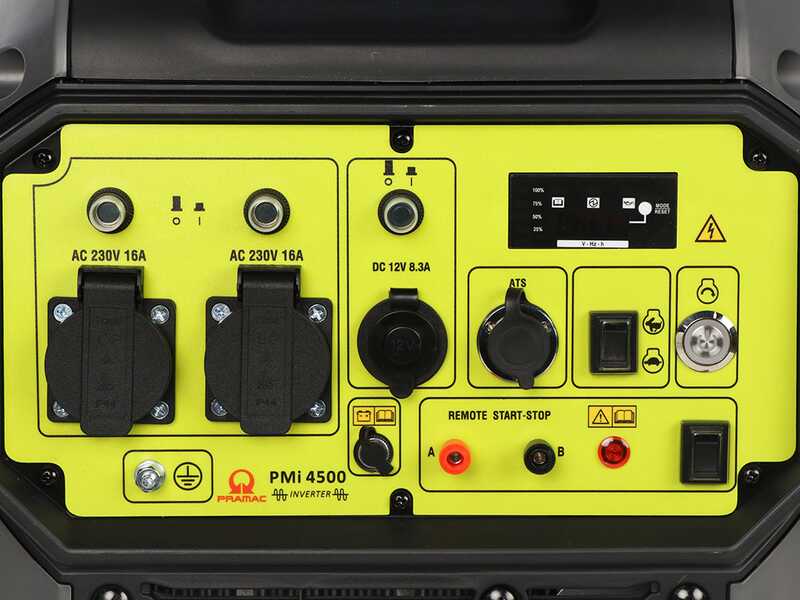 Pramac PMi 4500 - Inverter-Stromerzeuger Trolley-Version 4,2 kW - Dauerleistung 3,8 kW Einphasig