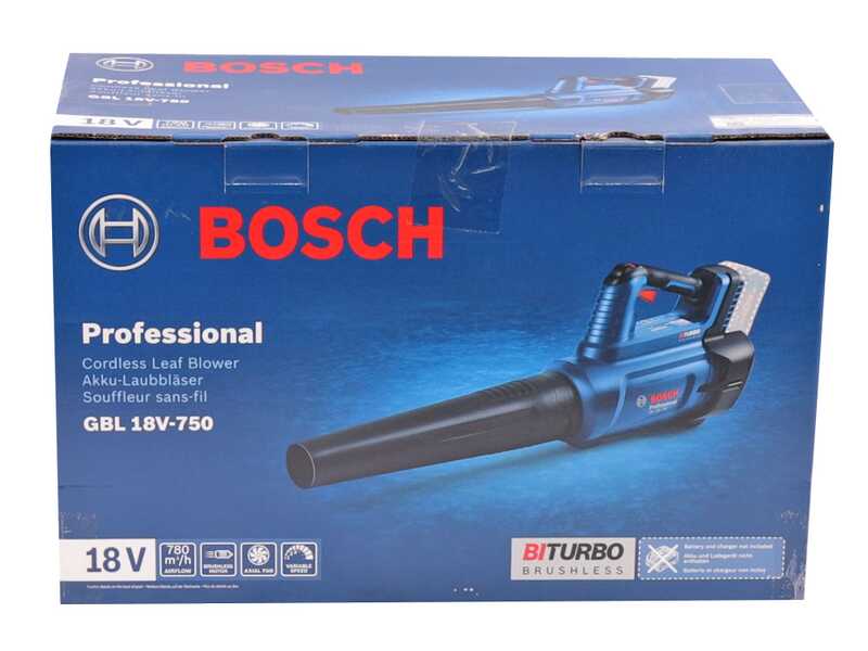 Bosch Professional GBL 18V-750 &ndash; Akku-Laubbl&auml;ser &ndash; 18 V/8,0 Ah